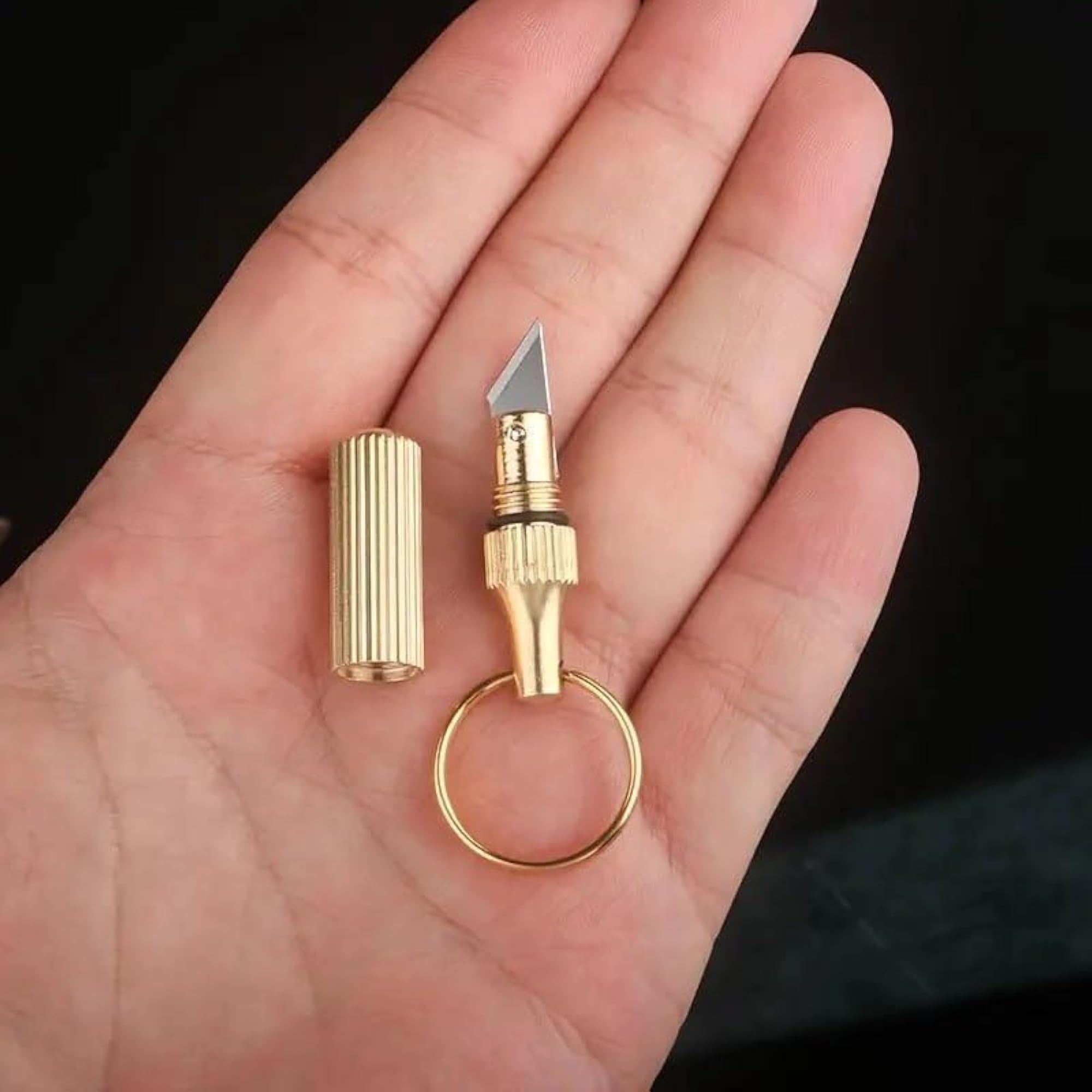 Stainless Steel Pocket Utility Cutter Keychain